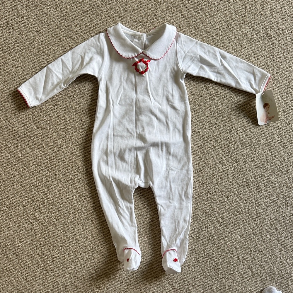 Magnolia baby 9m Christmas  One Piece